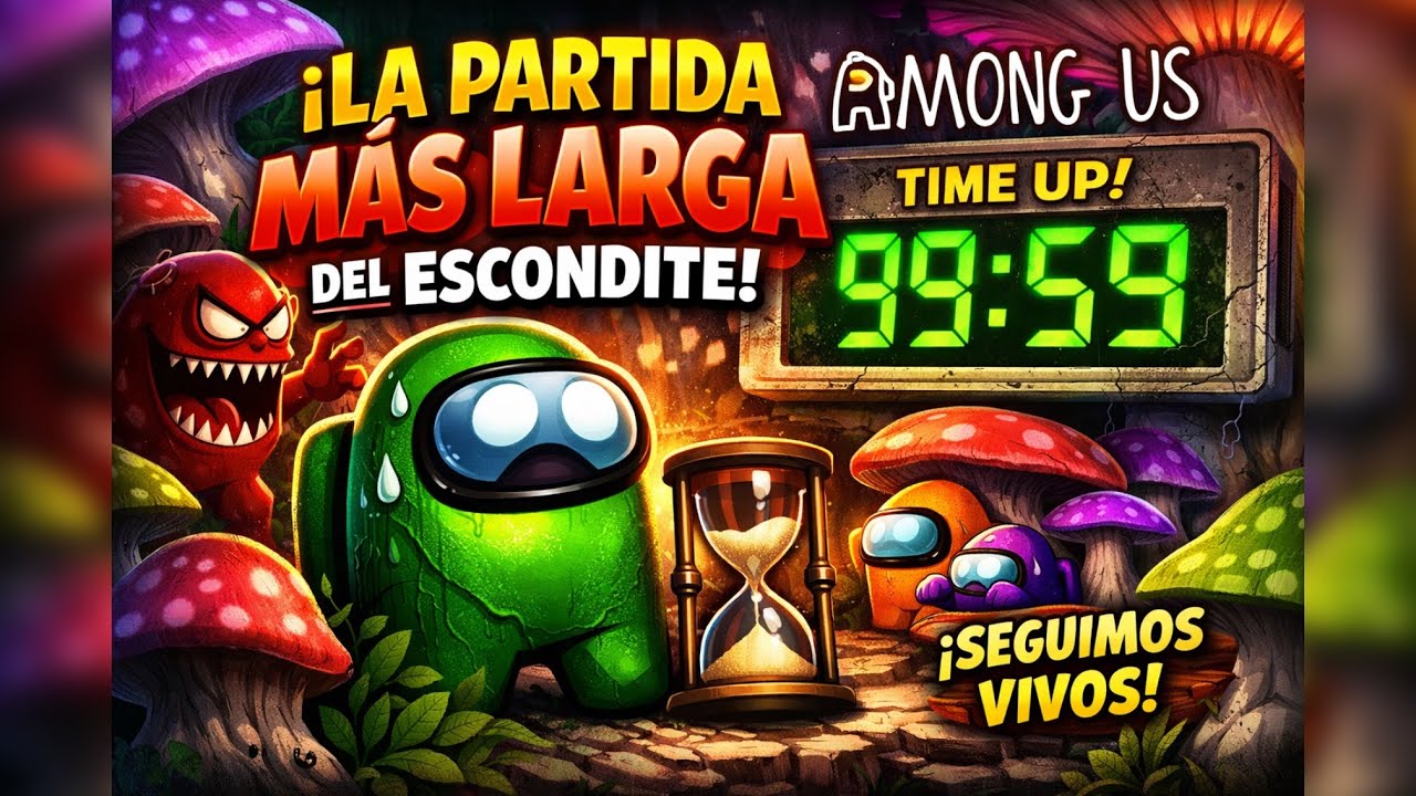La PARTIDA MÁS LARGA de la HISTORIA 😱 | Escondite en el mapa de las SETAS 🍄