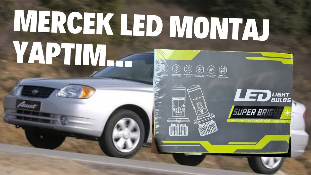 MİNİ MERCEK LED MONTAJ NASIL YAPILIR? #hyundai #accent #admire #mercek #led #montaj #nasıl #yapılır