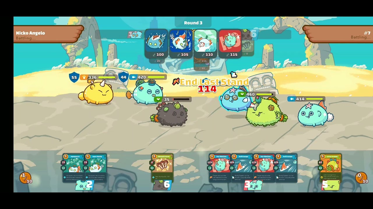 Aqua Beast Plant Gameplay | Axie infinity | Beginner