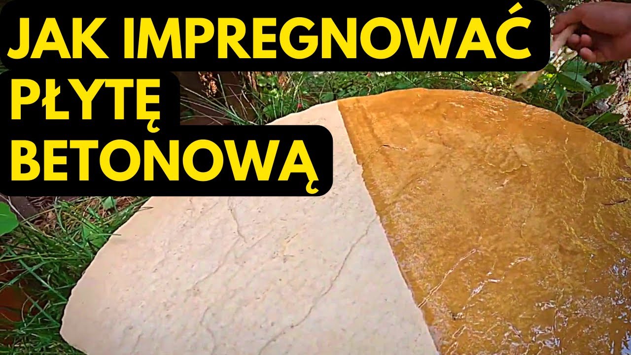 IMPREGNACJA PŁYTY BETONOWEJ