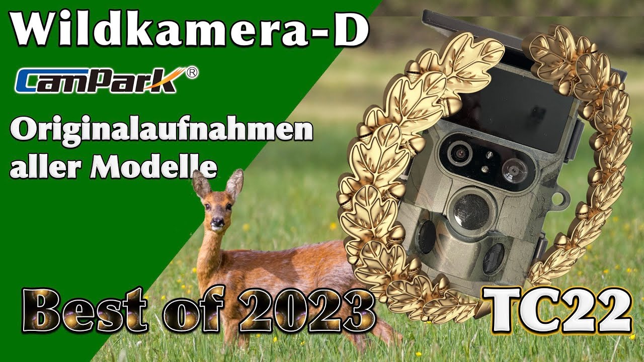 Best of Campark Wildkameras and Winner 2023 Voopeak Trailcamera