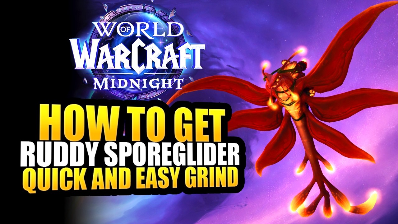 Ruddy Sporeglider Mount Guide - WoW Midnight EASY Mount in Just 30 Minutes