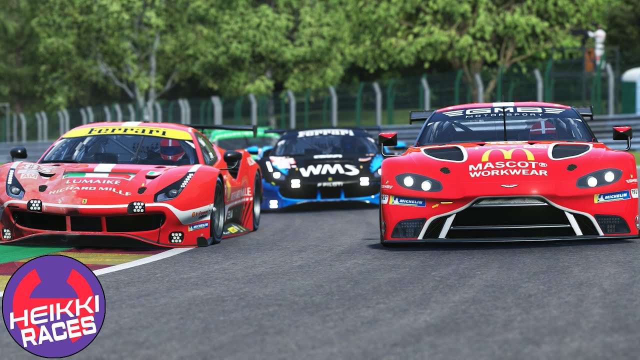 Aquí Aston Martin batalla con Ferrari (Le Mans Ultimate / Spa / GTE) || Heikki360ES