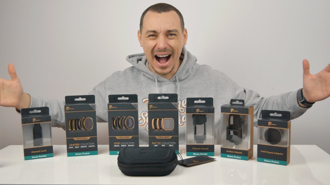 TONS of PolarPro Accessories for the DJI Osmo Pocket!