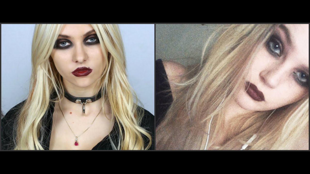Very Simple Taylor Momsen Inspired Makeup Tutorial