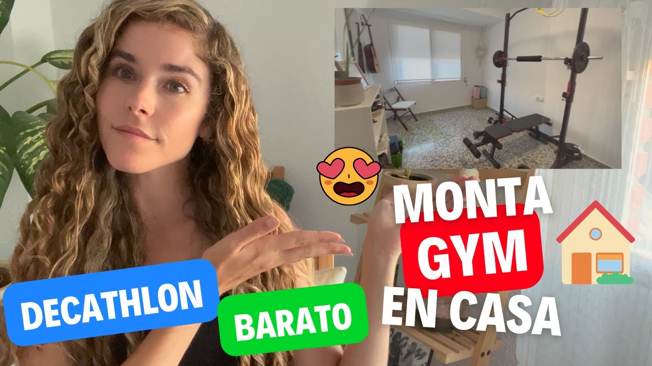 CÓMO MONTAR 💪 TU PROPIO GIMNASIO EN CASA🏠|Material de Decathlon a buen precio|SagriDominguez