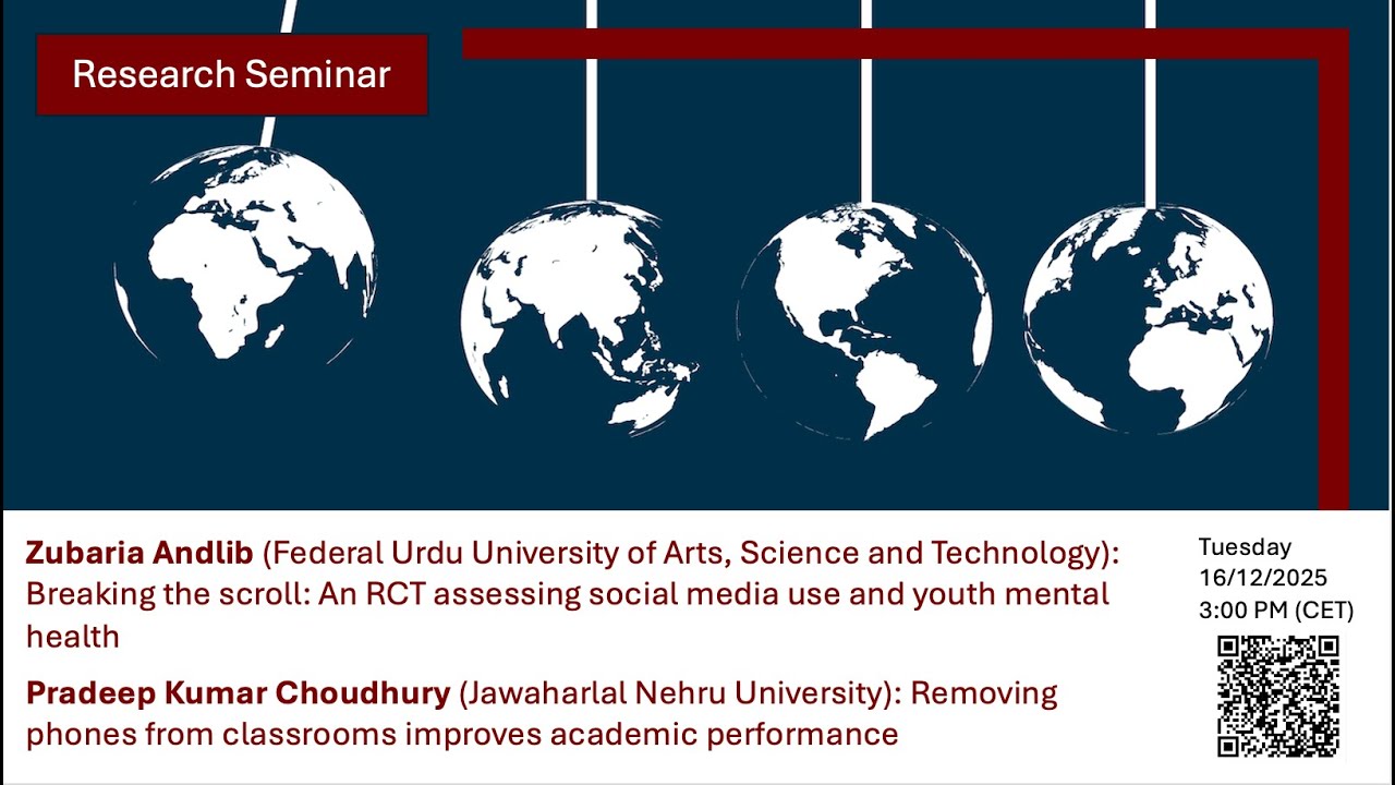 DEV-Connect Webinar #2: Research presentations by Zubaria Andlib and Pradeep Kumar Choudhury