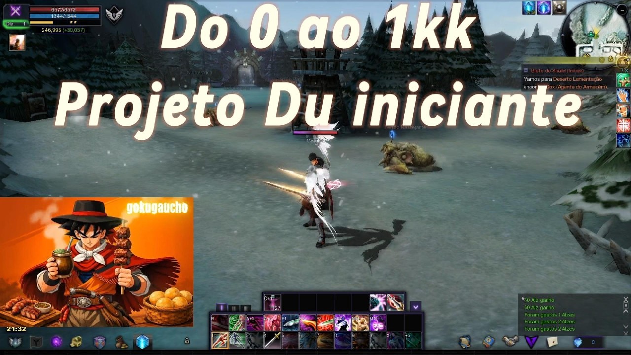 Projeto do 0 a 1kk - Dia 01 - Primeiro rush!