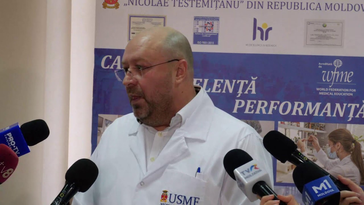 Inaugurarea a două săli de medicină virtuală la USMF „Nicolae Testemițanu”