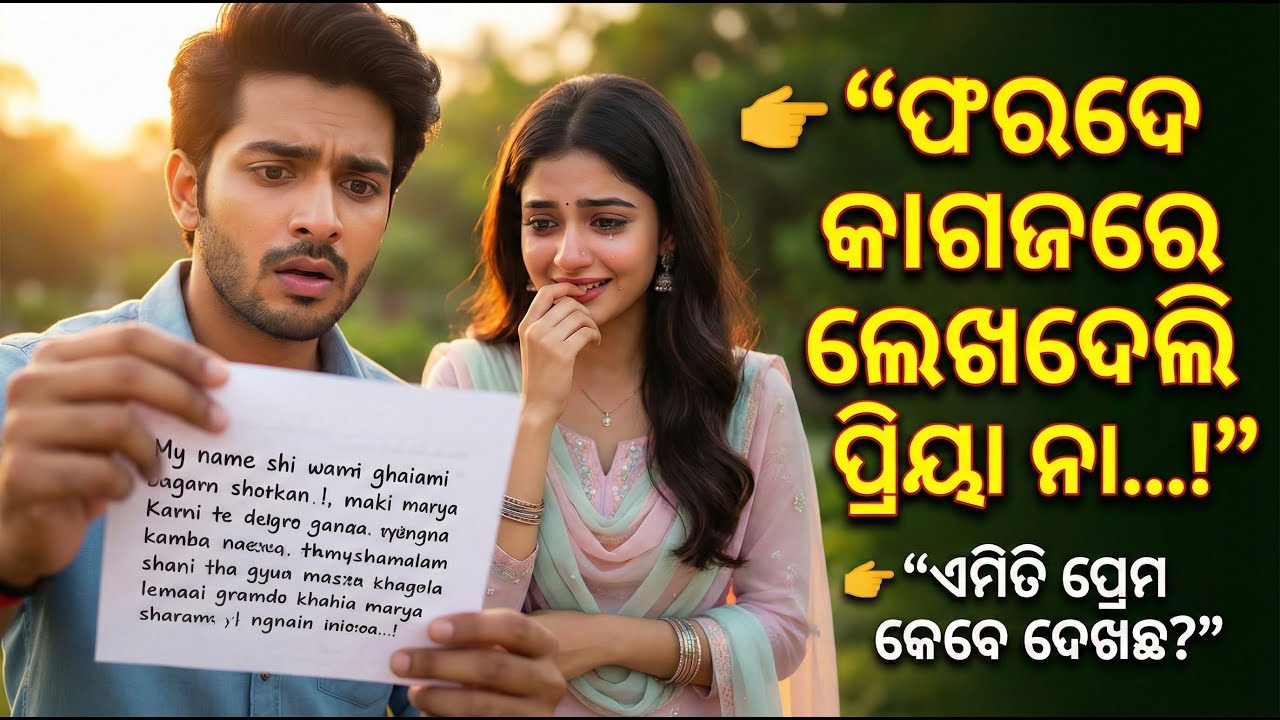 💖 Farade Kagajare Lekhu Lekhu – Heart Touching Odia Romantic Love Song 2025 | 🎤 Arivanth Reo |