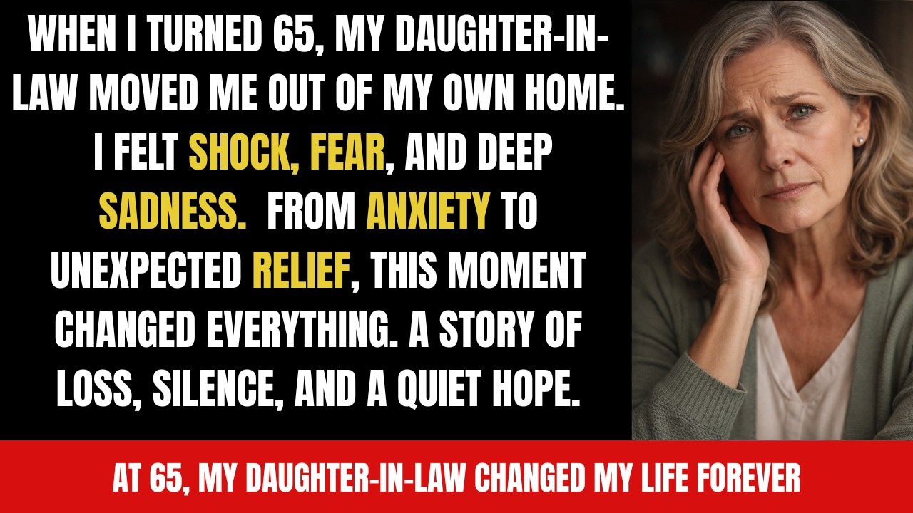 When I turned 65, my daughter-in-law moved me out of my own home