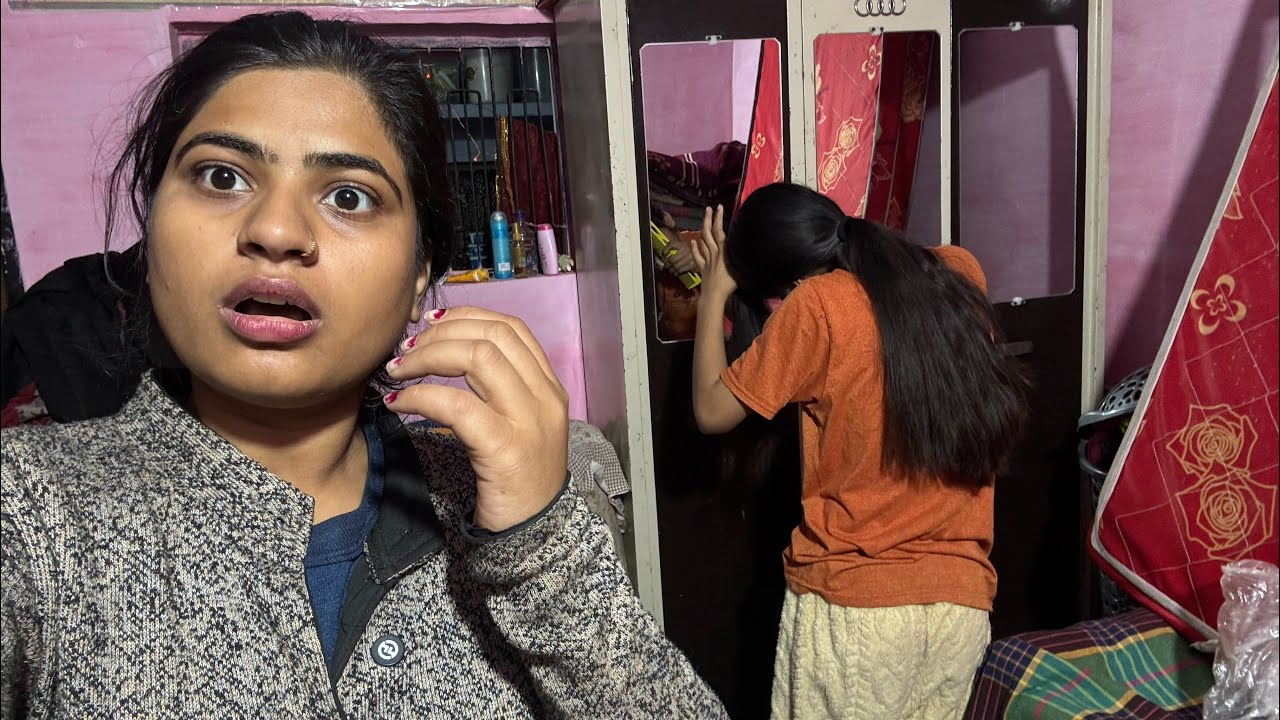 साल के आखरी दिन छोटी बेहन Harsu ने दी अपने बालों की कुरबानी 😭😱 vlog by model Khushi ||