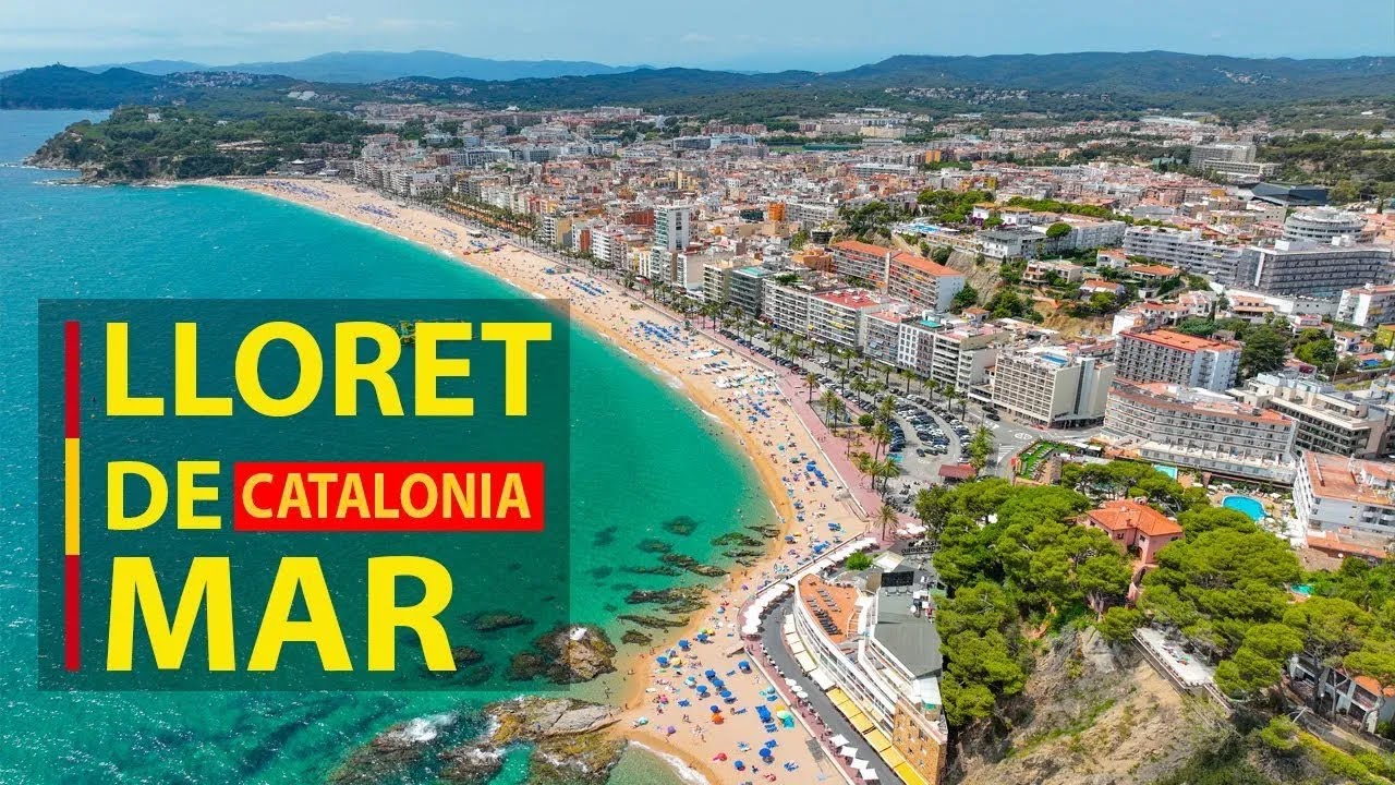 Lloret de Mar 🇪🇸 from a drone - discover the beauty of Costa Brava