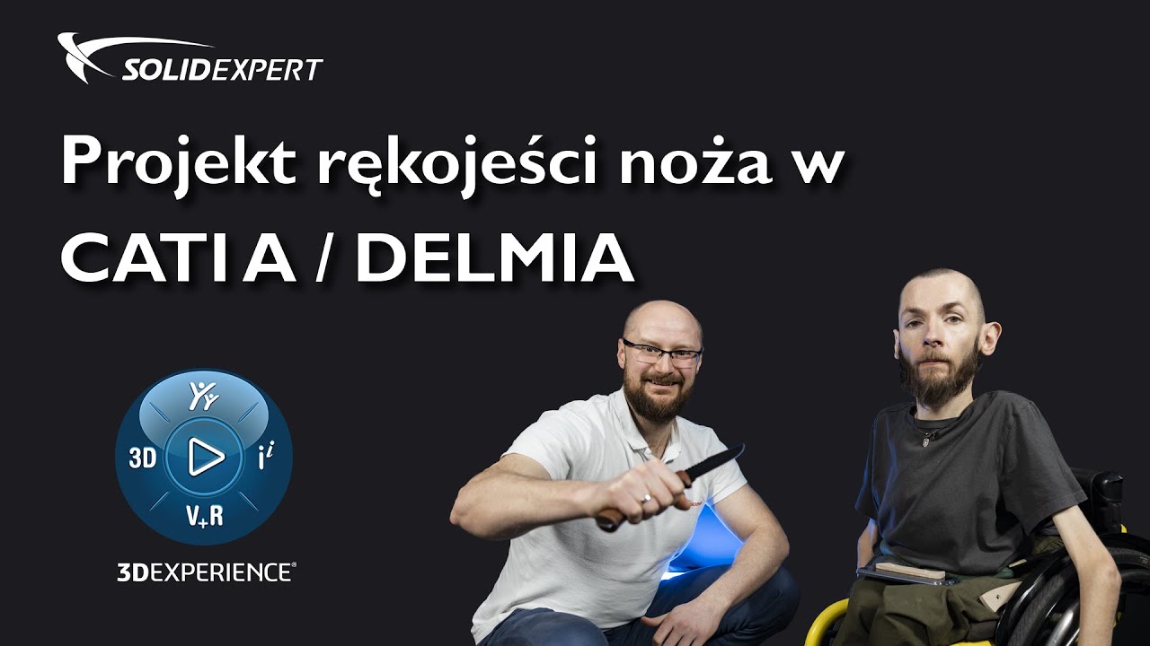 Case Study: Projekt noża w CATIA / DELMIA