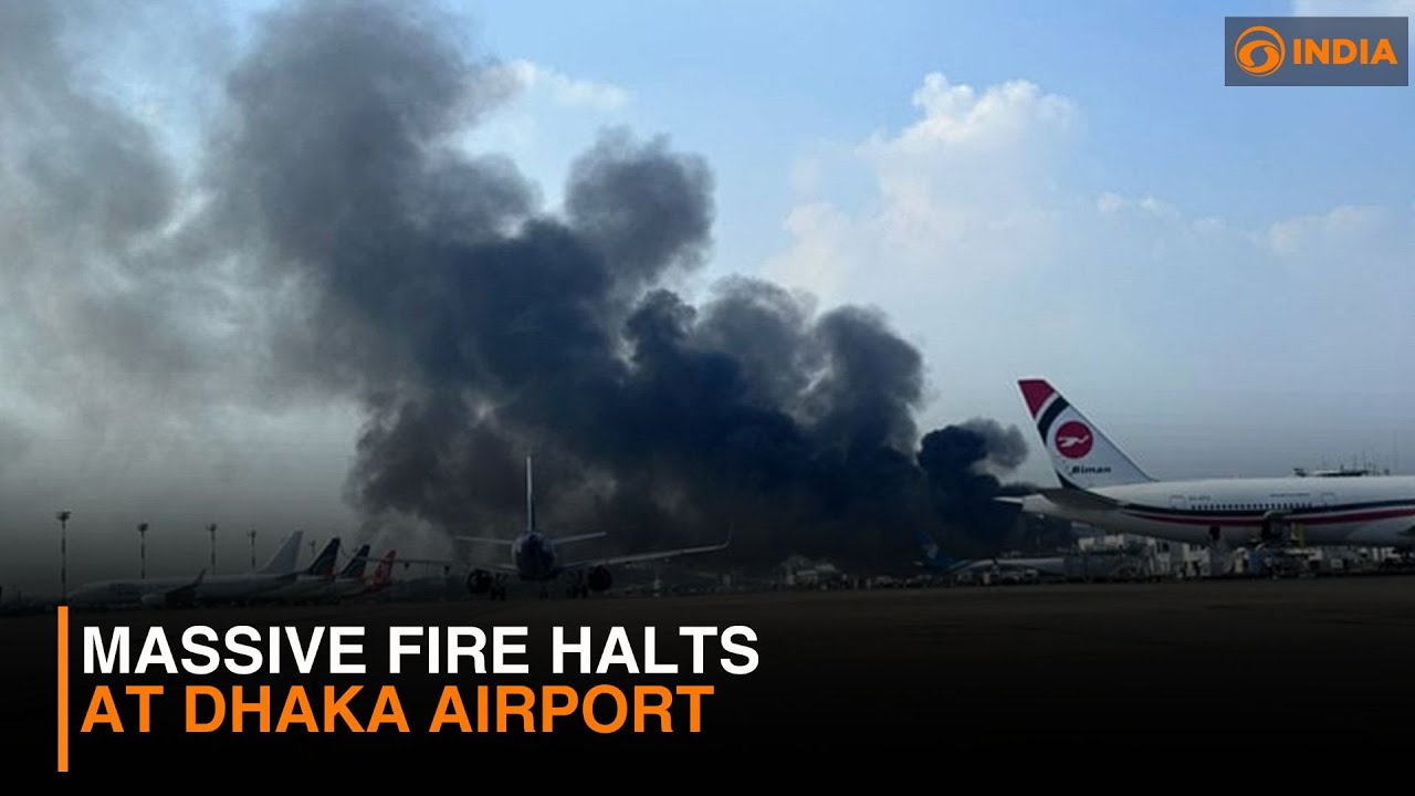 Massive fire halts at Dhaka Airport