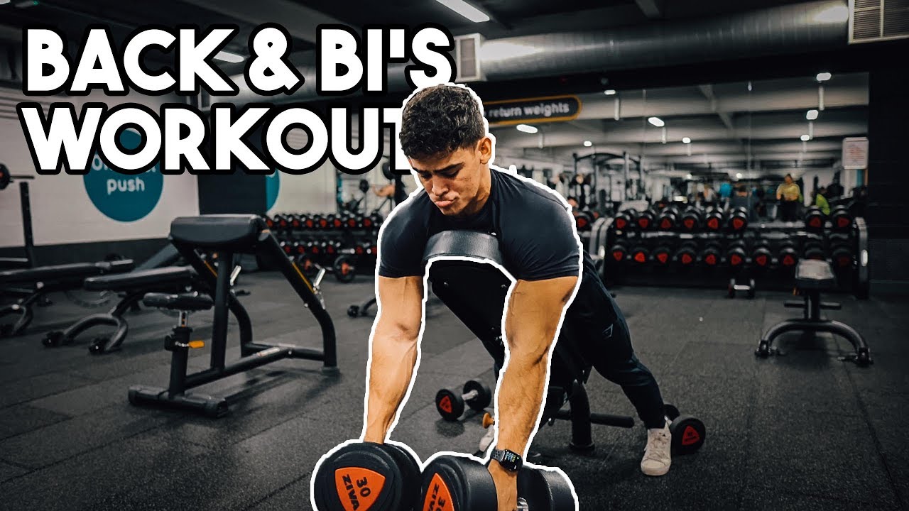 BIG BACK & BI'S WORKOUT | Setting myself new goals