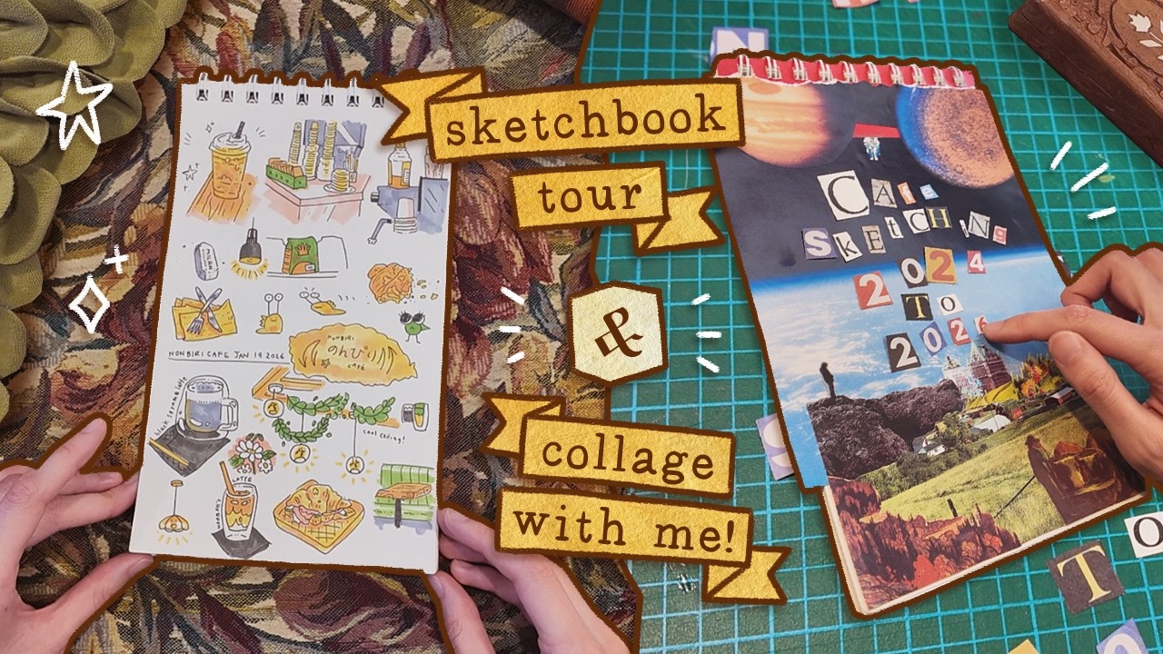 TRASA CAFE SKETCHBOOK ☕🪐⭐ (& udekoruj okładkę razem ze mną!)