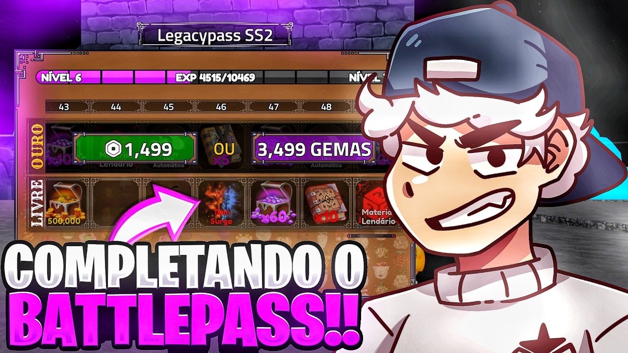 🤍 KING LEGACY AO VIVO 🌐 FARMANDO E COMPLETANDO O NOVO PASSE DA NOVA UPDATE 1O DO KING LEGACY 🤍