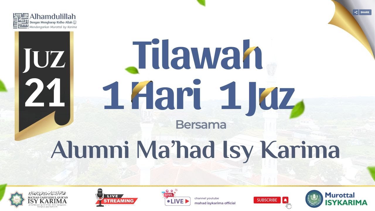 🔴JUZ 21 | Muhammad Lauza, Al-Hafizh | TILAWAH Al-QUR'AN SPESIAL RAMADHAN