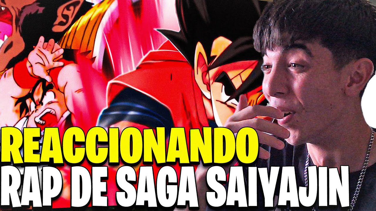 REACIONANDO AL RAP DE LA SAGA SAIYAJIN| DRAGON BALL RAP| KBALLERO