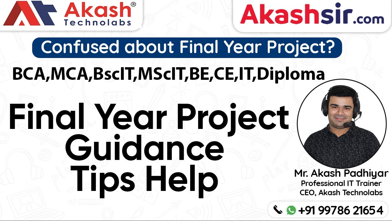 Final Year Project Ideas Tips  Help | Hindi