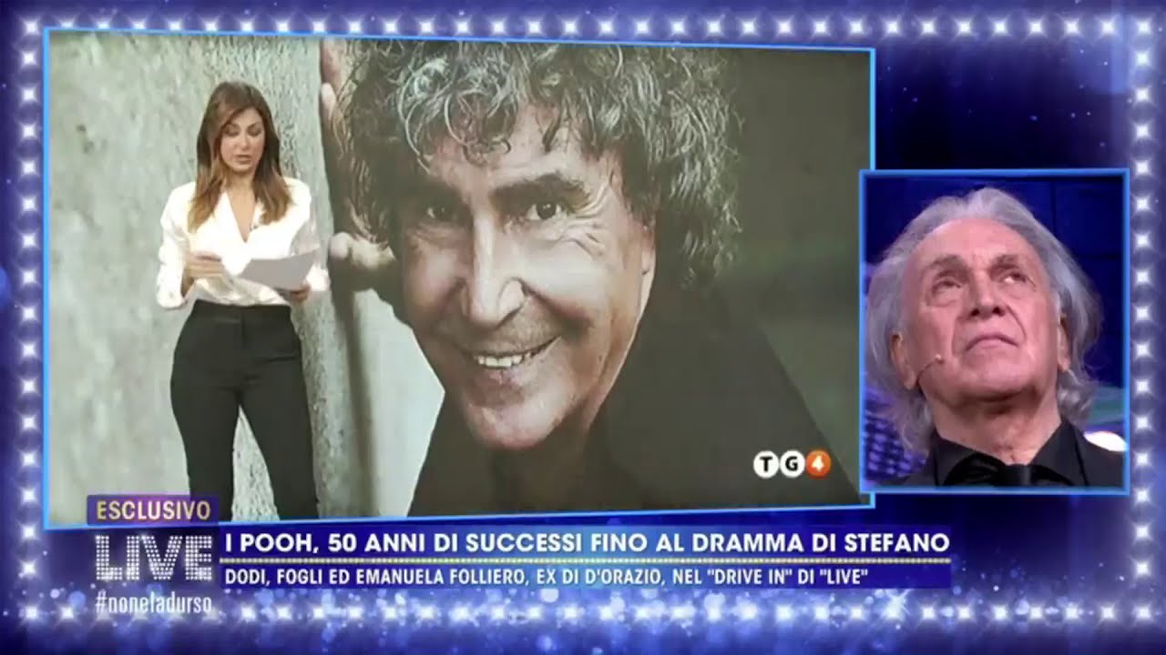 Stefano D'Orazio, batterista dei Pooh. Il saluto dei compagni: 