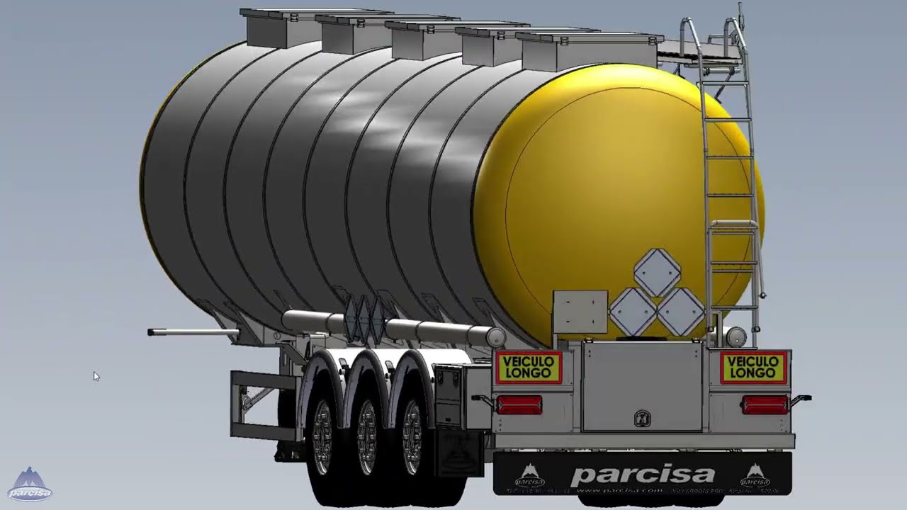 Cisterna autoportante para el transporte de diferentes productos químicos.  PARCISA, S.L.U.