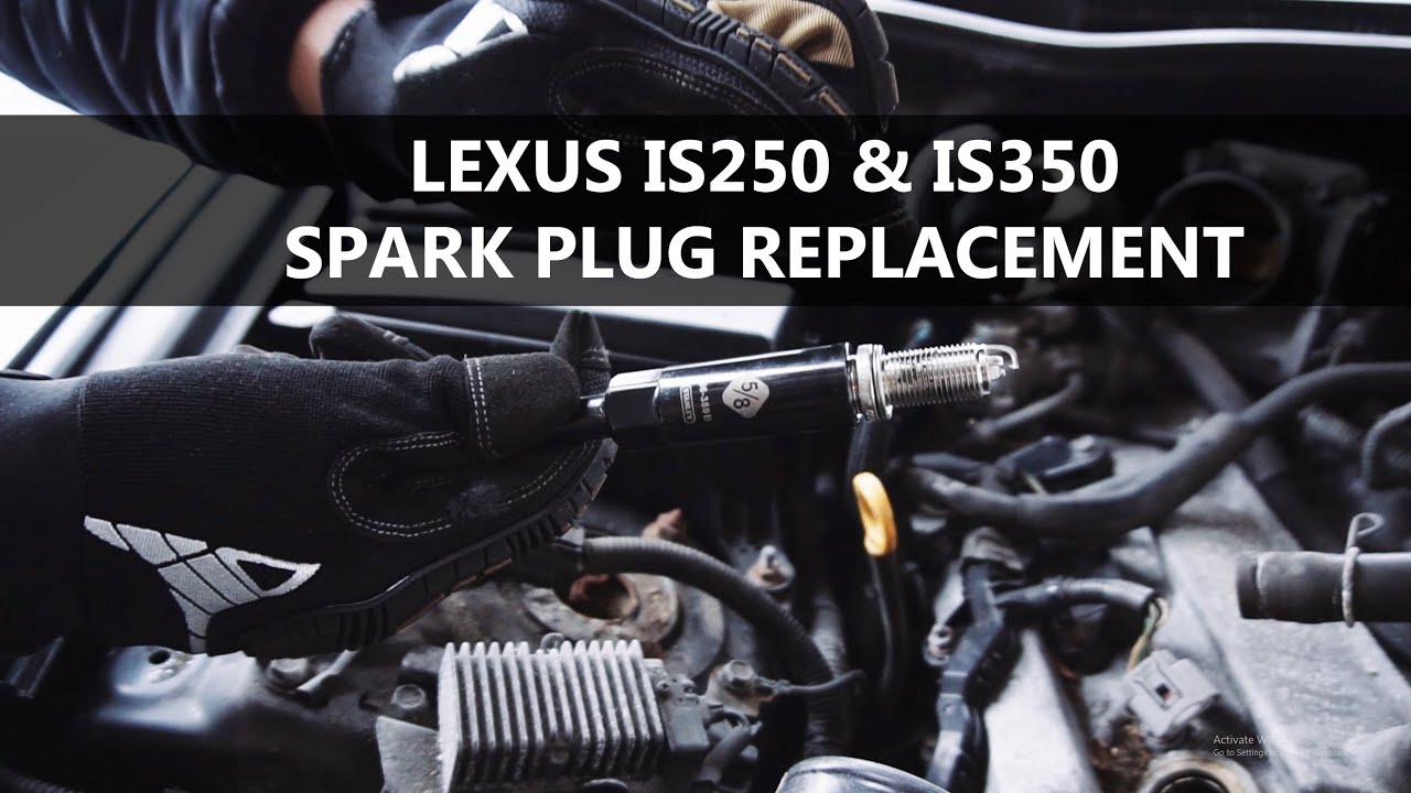Как заменить свечи зажигания на Lexus IS250 и IS350!