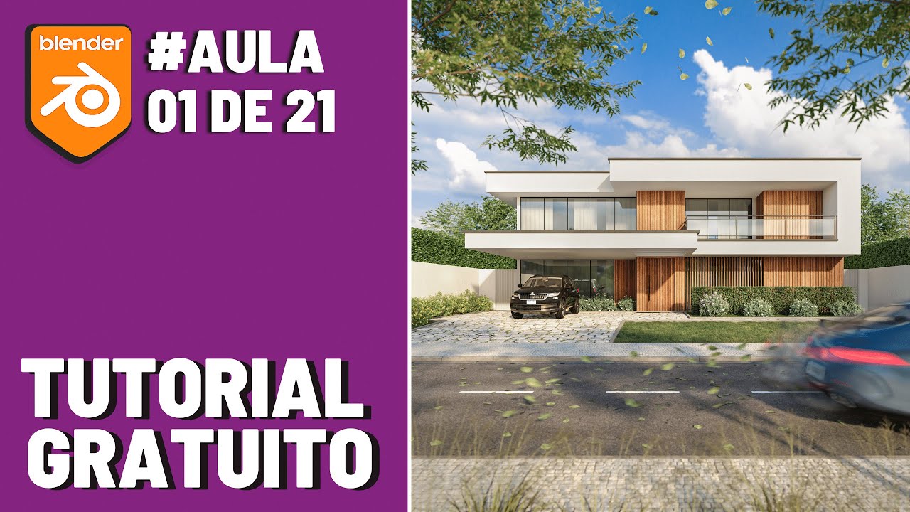 BLENDER TUTORIAL ARQUITETURA I Apresentação - Aula 01