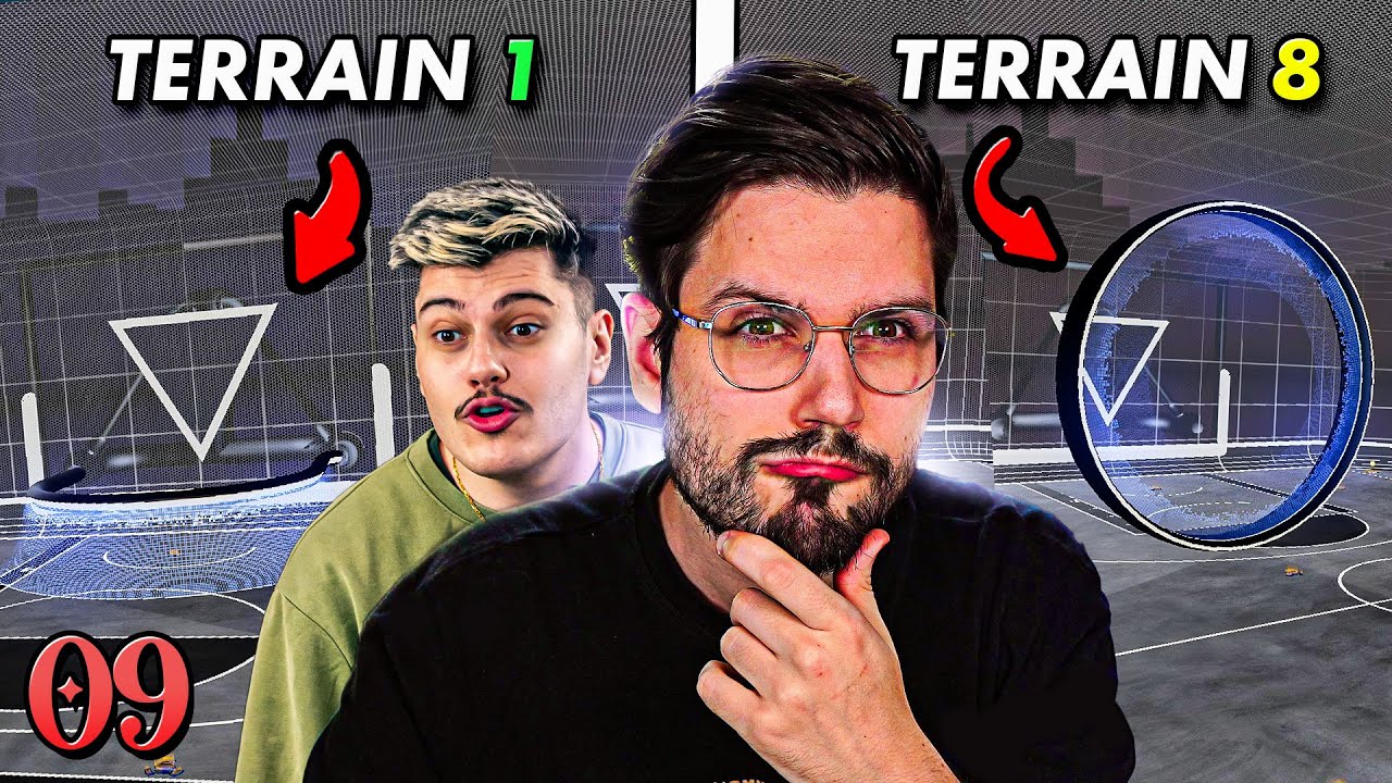 ON S'AFFRONTE EN BASKET MAIS À CHAQUE BUT LE TERRAIN CHANGE ?! (ROCKET LEAGUE)