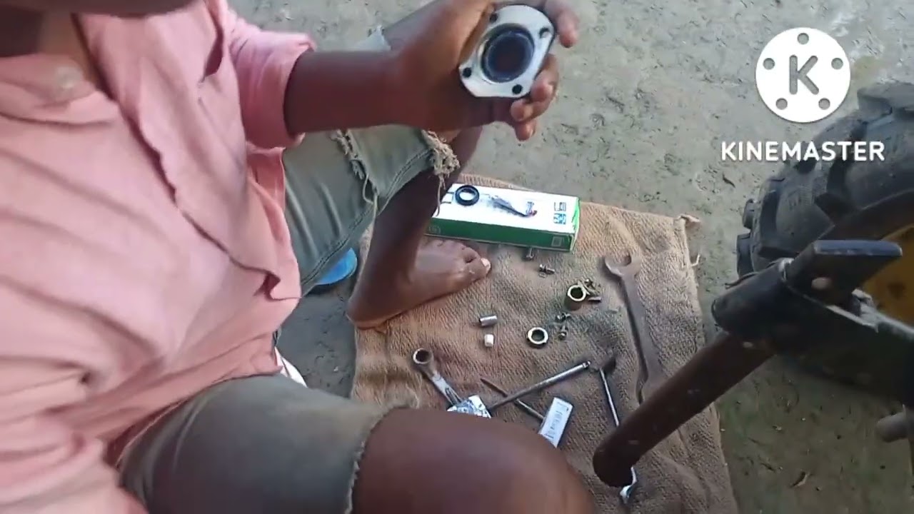 power weeder pto shaft oil seal change