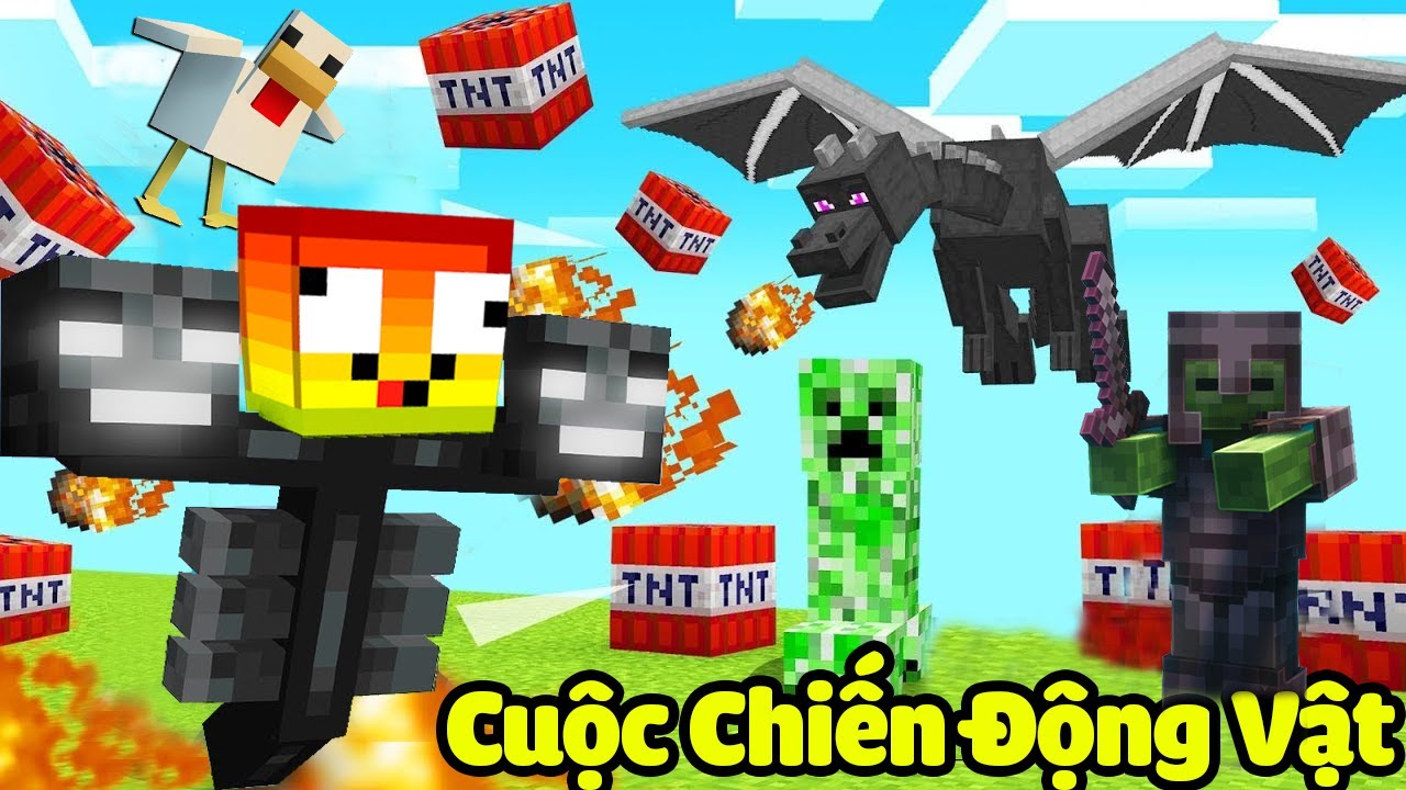 MINI GAME : CUỘC CHIẾN ĐỘNG VẬT ** NOOB HÓA QUÁI VẬT MẠNH NHẤT