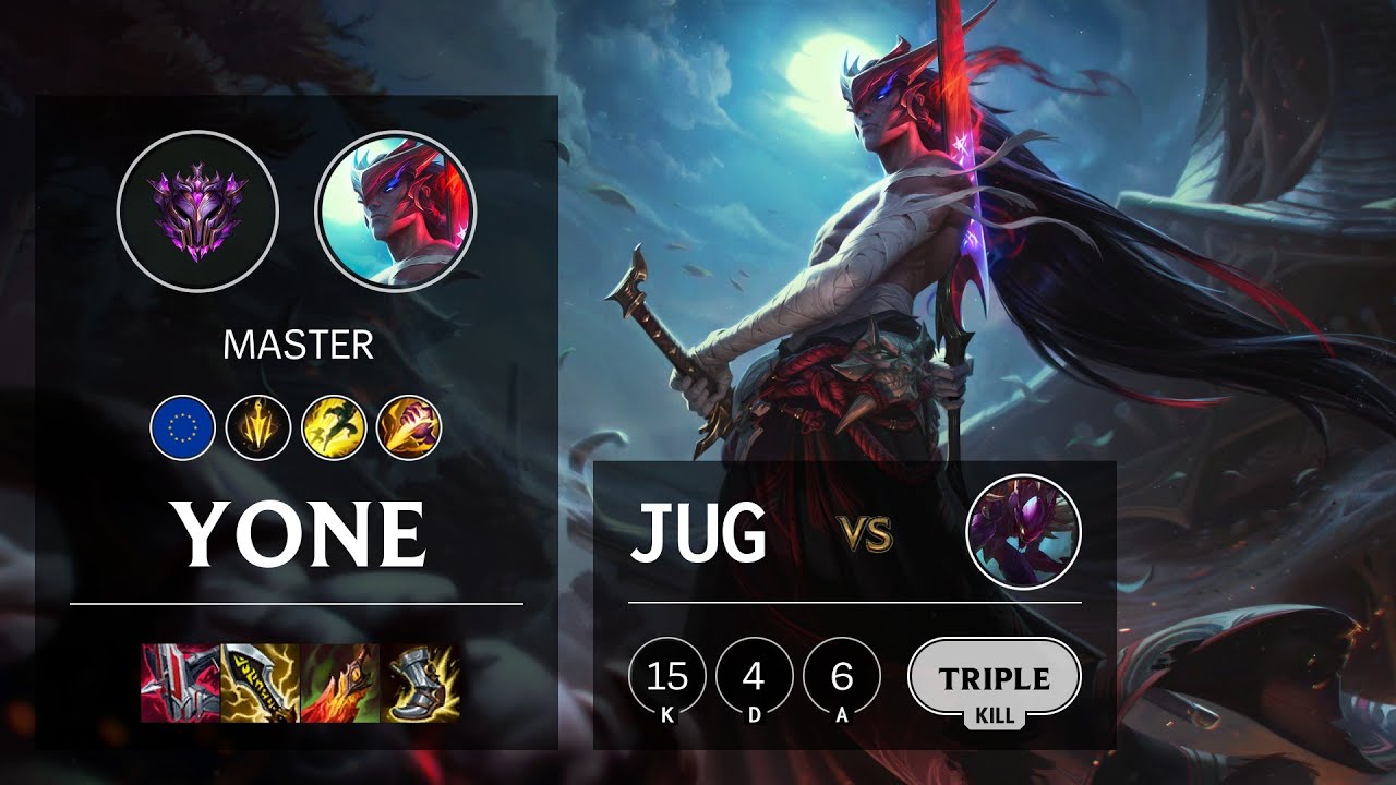 Yone Jungle vs Kha'Zix - EUW Master Patch 11.24b