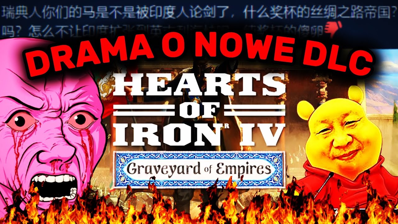 DRAMA NA TEMAT NOWGO DODATKU HEARTS OF IRON 4 I CENZURA PARADOXU