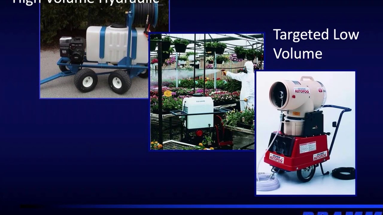 Dramm Chemical Application Plant Health Webinar Series - Understanding Greenhouse Spray Equipment