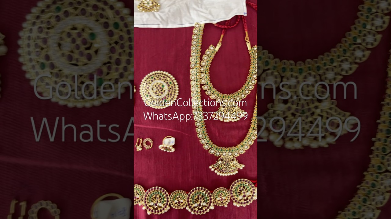Original Temple Jewellery Bharatanatyam Dance Jewellery Set #bharatanatyam #onlineshopping #wholesal