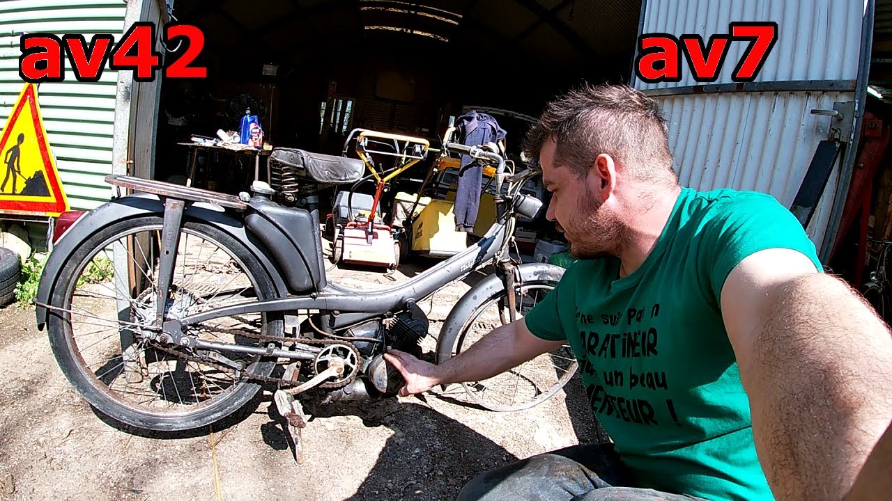 nouvelle venue, Motobecane av42 grise