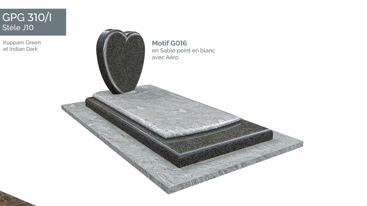 Monuments funéraires incontournables - Sélection Printemps 2022 - GPG Granit