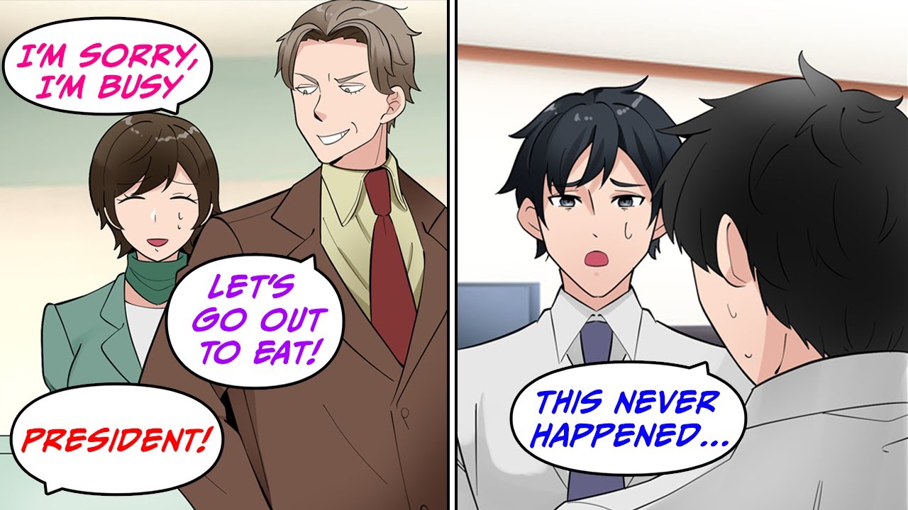 When I helped the receptionist my business partner’s president got angry [Manga Dub]