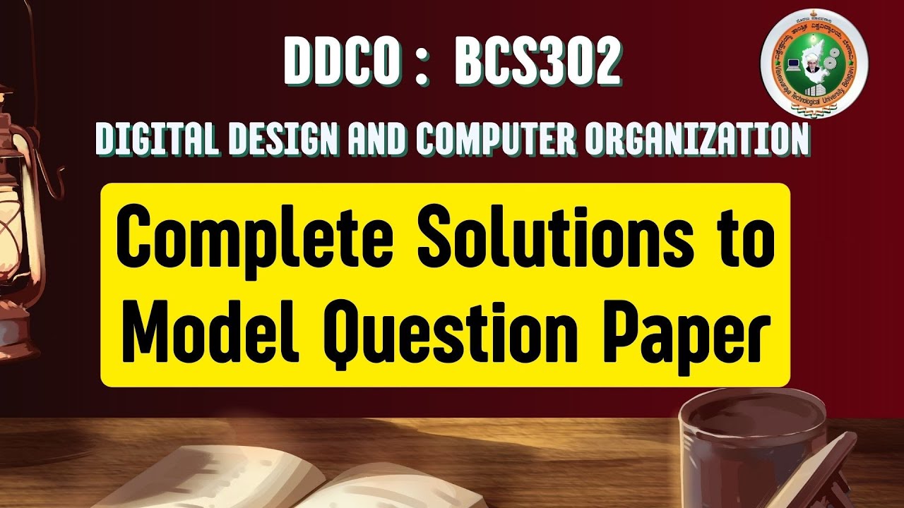 Решения задач из сборника DDCO Model Paper - BCS302 | VTU, 3-й семестр, CS | Цифровой дизайн и ор...