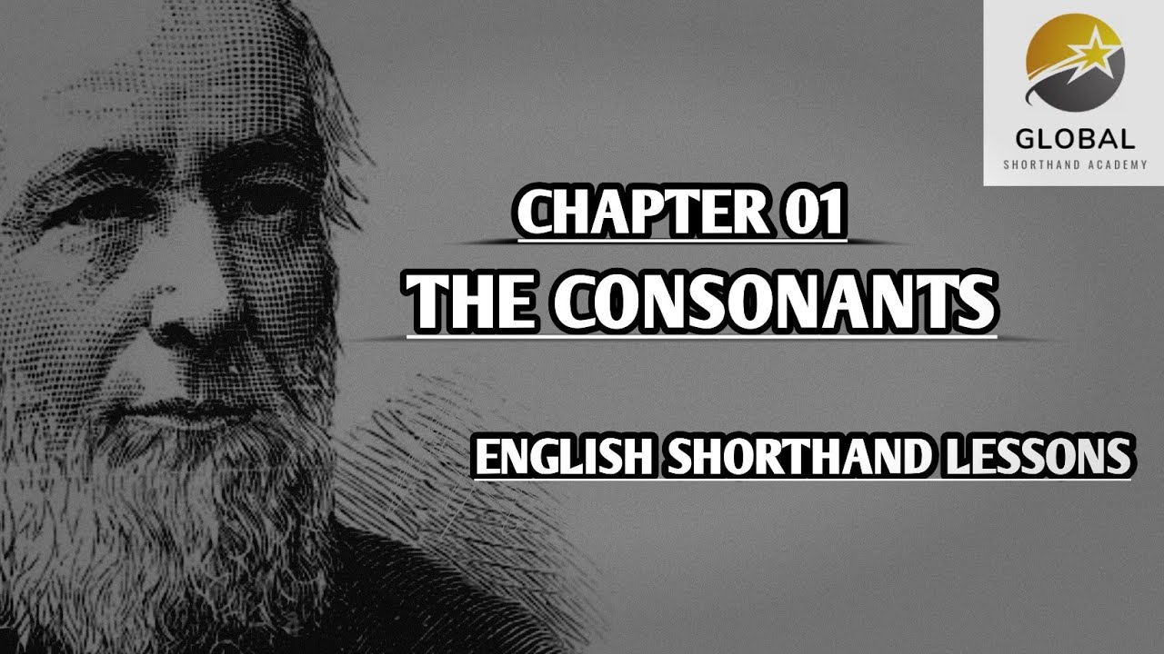 ENGLISH SHORTHAND LESSONS | CHAPTER 01. THE CONSONANTS | PITMAN SHORTHAND ✍🏻🏆💫