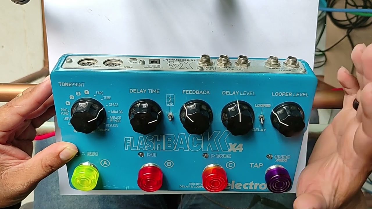 secretos del delay Flashback X4 deTC Electronics