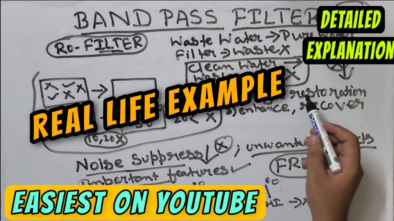 Band Pass Filter in digital image processing |  Digital image processing playlist | Band pass filter