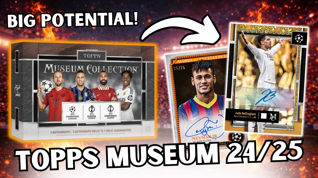 Распаковка НОВОГО коллекционного набора Topps Museum UCC 24/25!