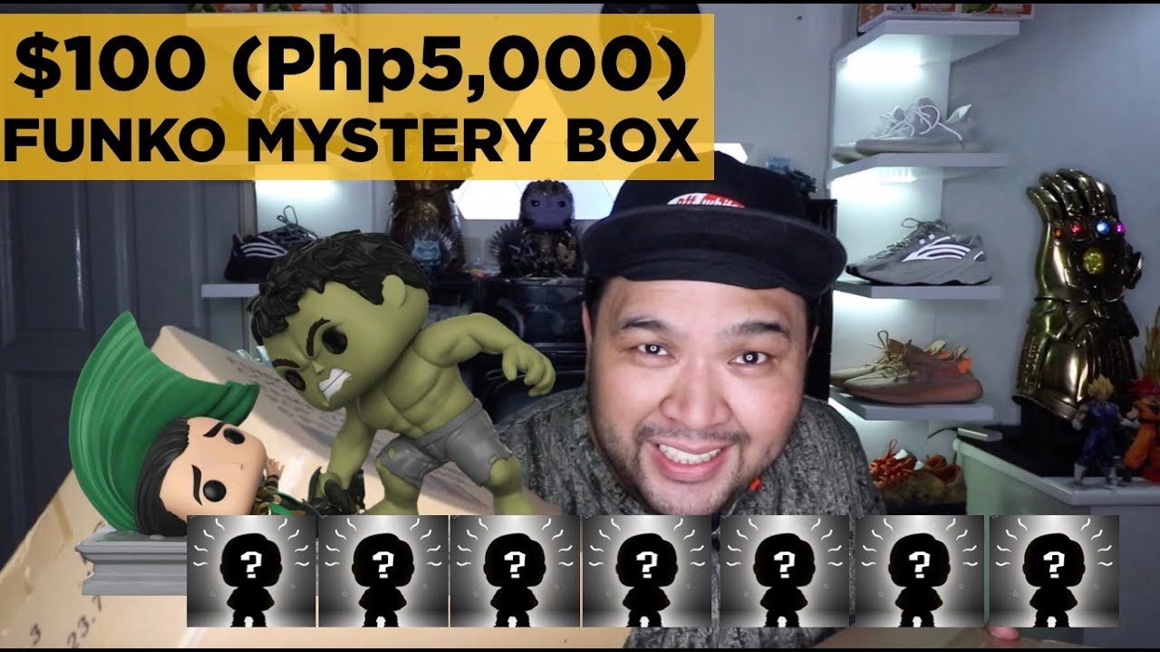 $100 (Php5,000) FUNKO POP MYSTERY BOX UNBOXING! I GOT A RARE GLOW-IN-THE-DARK FUNKO POP!!!!