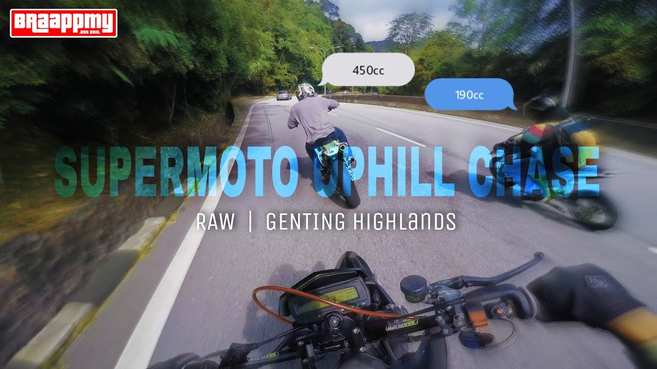 UPHILL TWISTY ROAD CHASE | SUPERMOTO SUNDAY | RAW
