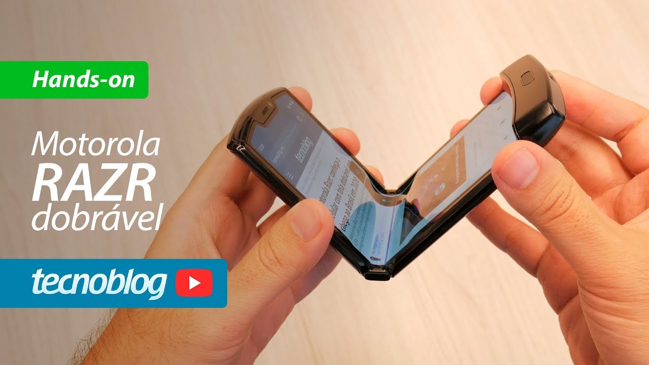 Motorola Razr dobrável - Hands on Tecnoblog