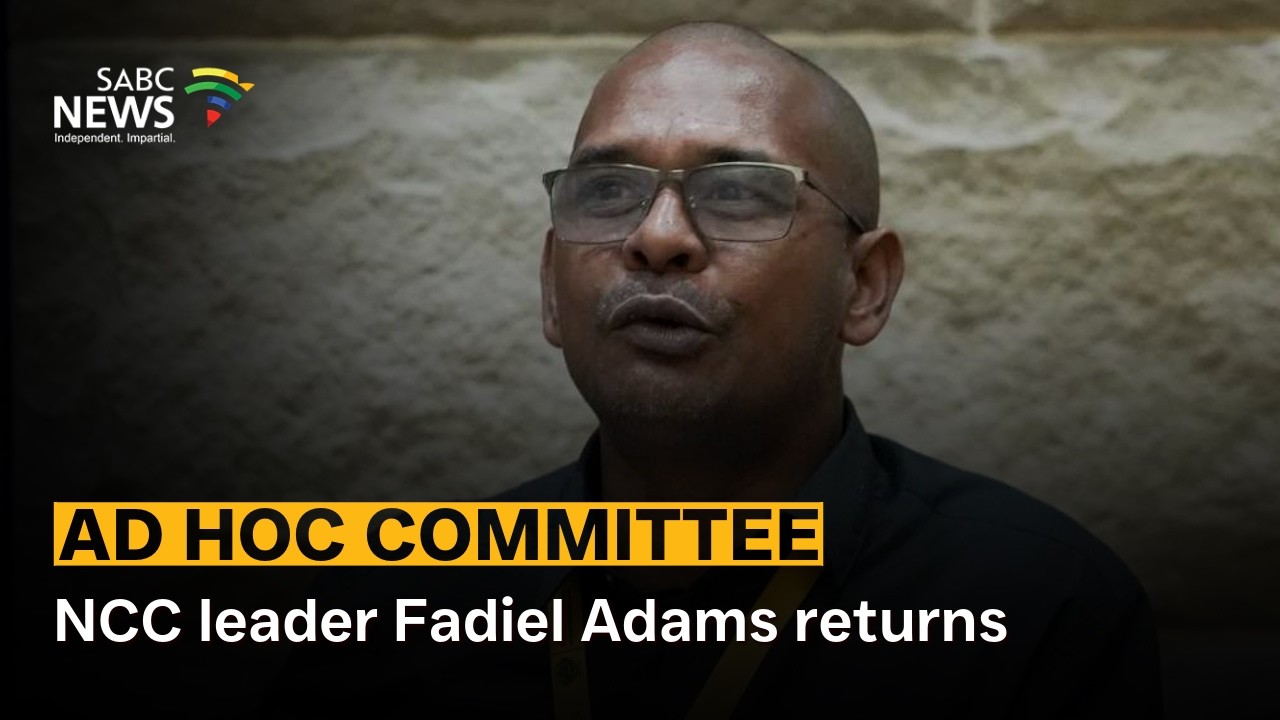 Ad Hoc Committee | NCC leader Fadiel Adams returns