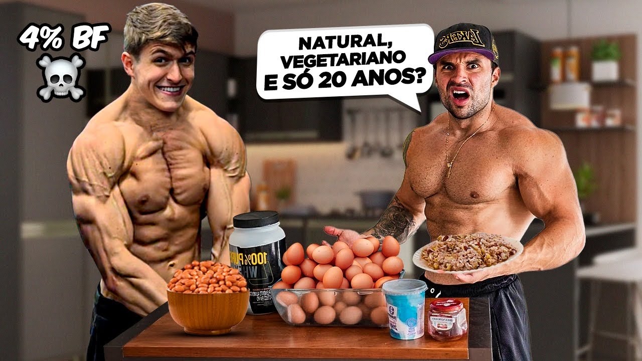 Fiz a Dieta do NATURAL Vegetariano Com 4% De BF Por 24 Horas!! (Experimento)