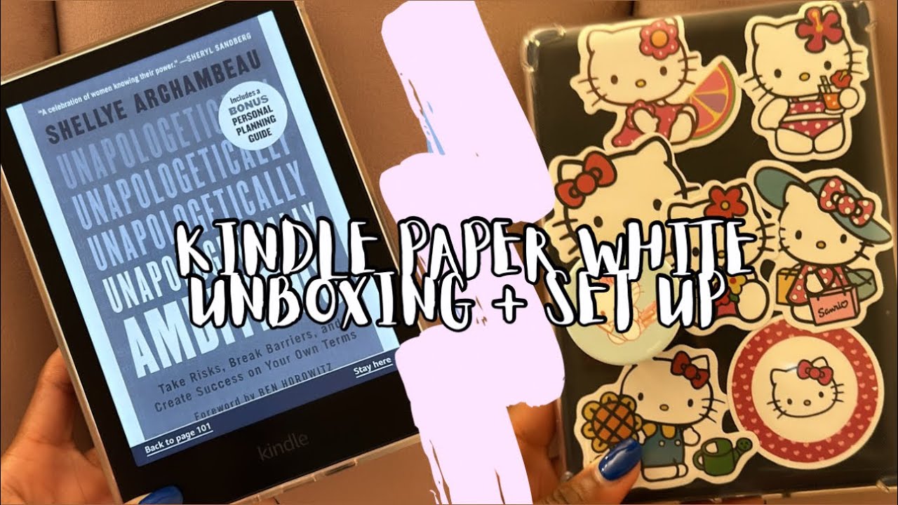Kindle Paperwhite 11th Edition Unboxing + Set up